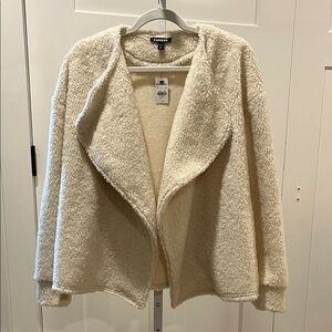 Express Cream Teddy Jacket